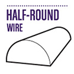 Shop Half Round Enameled Craft Wire