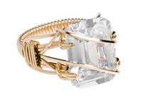 Judy Ellis's Gem Profile- Diamond - , General Education, , Dale Armstrong CZ ring