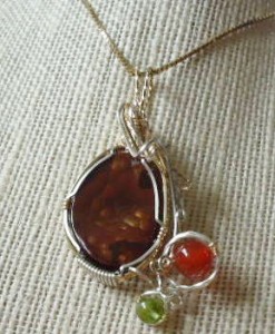Judy Ellis's Gem Profile- Peridot - , General Education, , Fire Agate with Peridot