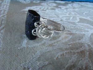 Judy Ellis's Gem Profile- Goldstone - , General Education, , Blue Goldstone ring