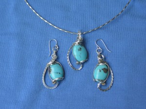 Judy Ellis's Gem Profile- Turquoise Types - , General Education, , Turquoise with Pyrite inclusions