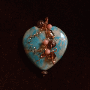 Judy Ellis's Gem Profile- Turquoise Types - , General Education, , Turquoise heart pendant