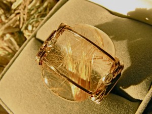 Judy Ellis's Gem Profile- Rutilated Quartz - , General Education, , Golden Rutilated Quartz Cab