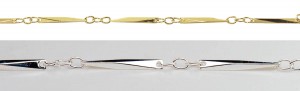 Judy Ellis's About Jewelry Chain- Bar Chain and Peanut Chain - , General Education, Design, Bar Chain