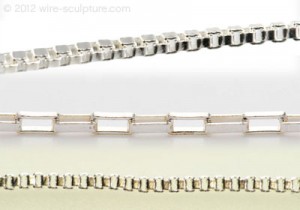 Judy Ellis's About Jewelry Chain- Venetian Chain and Box Chain - , General Education, Design, Box Chain