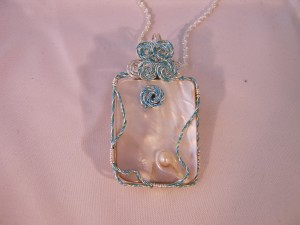 Judy Ellis's Gem profile- Paua and Abalone - , General Education, , Blister Pearl Pendant