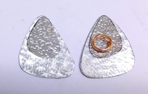 Judy Larson's Lemons to Lemonade - , Wire Jewelry Design, Cutting, Cutting Tool, Cutters, Filing, Finishing, Texturing, Butane Torch, Soldering, Solder, Design, I even thought of using that curl of copper.