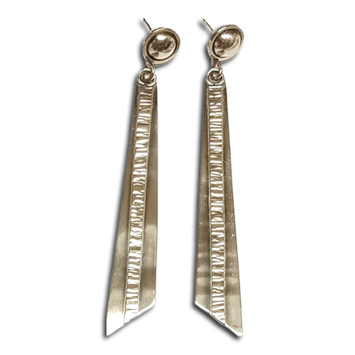 Judy Larson's How to Downsize Your Earring Projects Without Losing Style - , Wire Jewelry Design, Stamping, Stamps, , stick-earrings