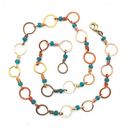 Judy Ellis's 5 Jewelry Patterns to Keep Summer Going - , Inspiration, , Sandy Beach Necklace or Wrap Bracelet