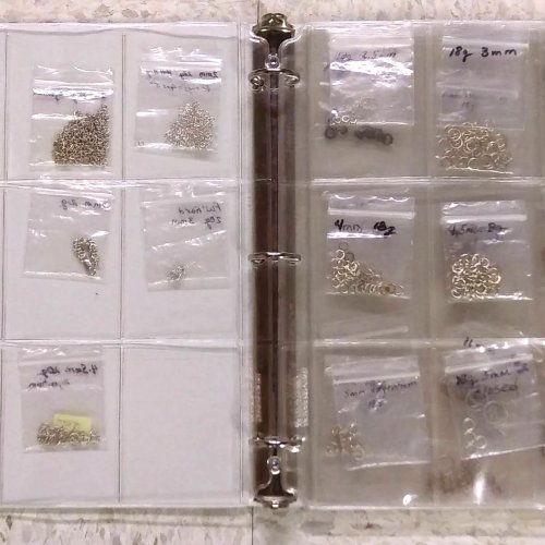 Judy Larson's Make Your Own Chains Part 2 - , Teaching, Making Chain, Chain Making , Jump Rings, Jump Ring, Making Jump Rings, , , Chain Maille, chain mail, chainmaille, chainmail, , Store them in ascending