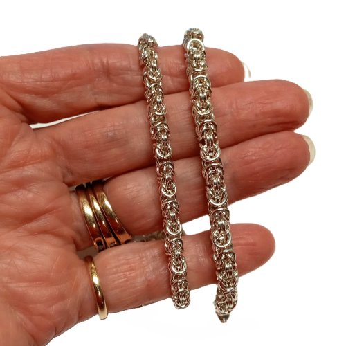 Judy Larson's Make Your Own Chains Part 2 - , Teaching, Making Chain, Chain Making , Jump Rings, Jump Ring, Making Jump Rings, , , Chain Maille, chain mail, chainmaille, chainmail, , Byzantine bracelets 