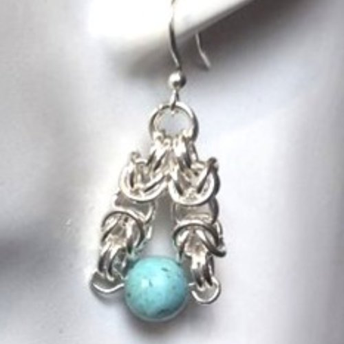 Judy Larson's Make Your Own Chains Part 2 - , Teaching, Making Chain, Chain Making , Jump Rings, Jump Ring, Making Jump Rings, , , Chain Maille, chain mail, chainmaille, chainmail, ,  Byzantine Chainmaille Earrings