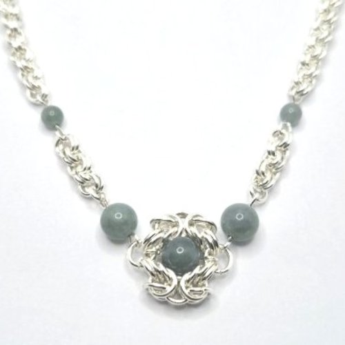 Judy Larson's Make Your Own Chains Part 2 - , Teaching, Making Chain, Chain Making , Jump Rings, Jump Ring, Making Jump Rings, , , Chain Maille, chain mail, chainmaille, chainmail, , Romanov Chainmaille Pendant
