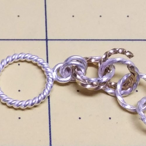Judy Larson's Make Your Own Chains Part 3 - , Teaching, Making Chain, Chain Making , Jump Rings, Jump Ring, Making Jump Rings, Butane Torch, Soldering, Solder, Design, , , Beads Bracelet