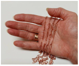 Judy Larson's Make Your Own Chains Part 3 - , Teaching, Making Chain, Chain Making , Jump Rings, Jump Ring, Making Jump Rings, Butane Torch, Soldering, Solder, Design, , , Paper Clip Chain-A Classic    