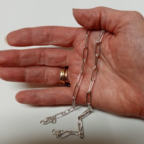 Judy Larson's Make Your Own Chains Part 3 - , Teaching, Making Chain, Chain Making , Jump Rings, Jump Ring, Making Jump Rings, Butane Torch, Soldering, Solder, Design, , , Make A Fused Paper Clip Chain