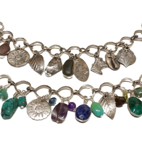 Judy Larson's Make Your Own Chains Part 3 - , Teaching, Making Chain, Chain Making , Jump Rings, Jump Ring, Making Jump Rings, Butane Torch, Soldering, Solder, Design, , , TRADITONAL SHAPE WITH A TWIST