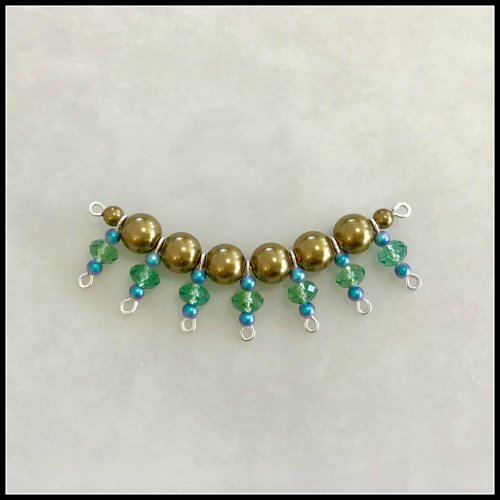 Kristal Wick's Kona Necklace - , Contemporary Wire Jewelry, Loops, Wire Loop, Wrapped Wire Loop, Slightly bend the eye pin.    