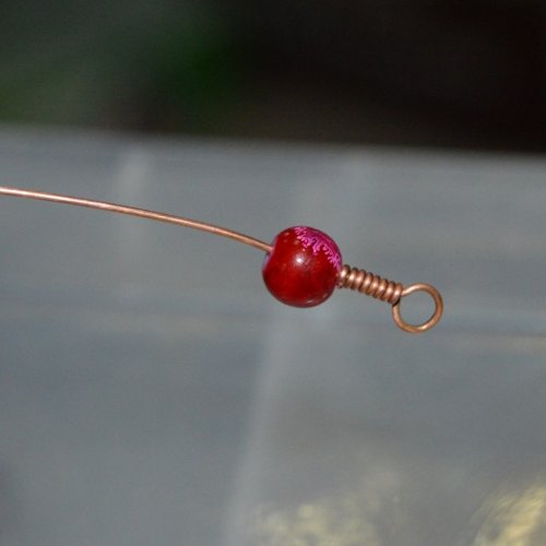 Deborah Kelly's Herringbone Bracelet and Earrings - , Contemporary Wire Jewelry, Weaving, Wire Weaving, Weaving Wire, add a bead