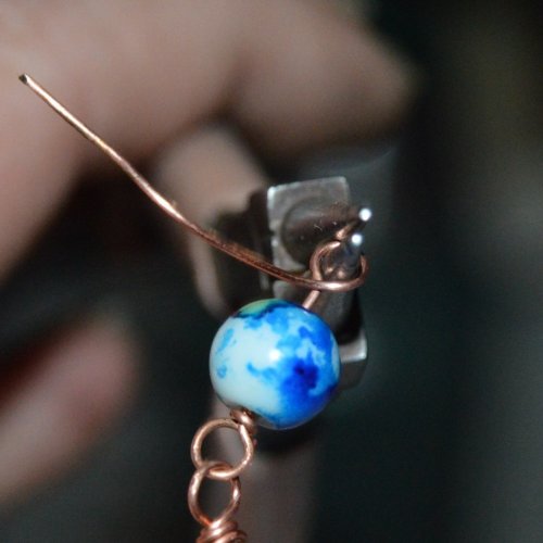 Deborah Kelly's Herringbone Bracelet and Earrings - , Contemporary Wire Jewelry, Weaving, Wire Weaving, Weaving Wire, herringbone weave