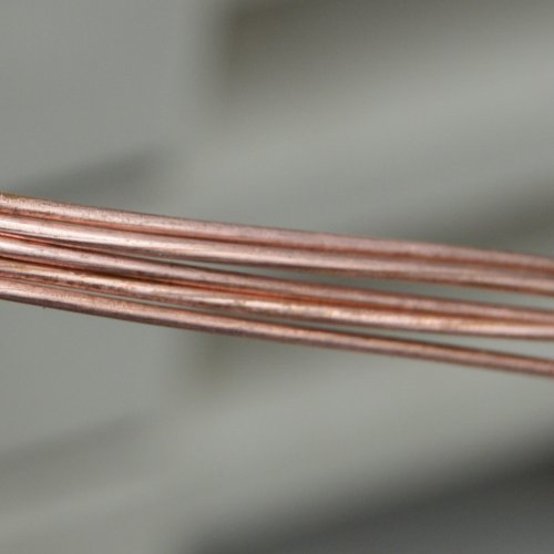 Deborah Kelly's Classic Cocktail Ring - , Classic Wire Jewelry, Wire Wrapping, Wrapping, Wire Wrapping Jewelry, Weaving, Wire Weaving, Weaving Wire, Take the 5 larger gauge wires and straighten them.