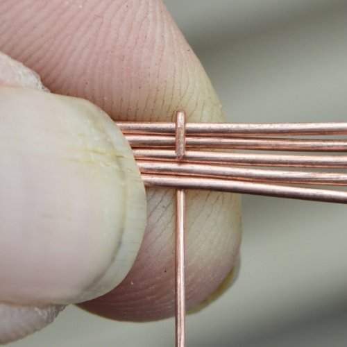 Deborah Kelly's Classic Cocktail Ring - , Classic Wire Jewelry, Wire Wrapping, Wrapping, Wire Wrapping Jewelry, Weaving, Wire Weaving, Weaving Wire, Place the hook around the bundle of five wires