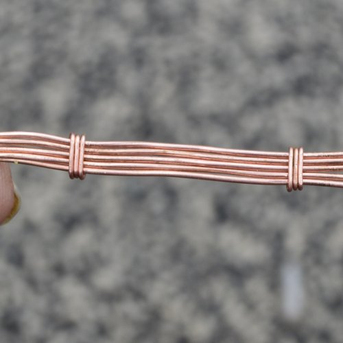 Deborah Kelly's Classic Cocktail Ring - , Classic Wire Jewelry, Wire Wrapping, Wrapping, Wire Wrapping Jewelry, Weaving, Wire Weaving, Weaving Wire, Repeat on the other side of the center of the bundled 