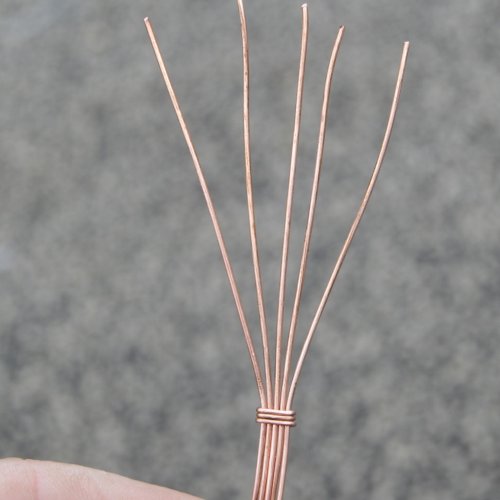 Deborah Kelly's Classic Cocktail Ring - , Classic Wire Jewelry, Wire Wrapping, Wrapping, Wire Wrapping Jewelry, Weaving, Wire Weaving, Weaving Wire, Separate the wires of both ends 