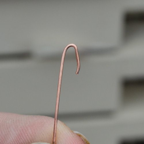 Deborah Kelly's Classic Cocktail Ring - , Classic Wire Jewelry, Wire Wrapping, Wrapping, Wire Wrapping Jewelry, Weaving, Wire Weaving, Weaving Wire, Take the remaining small wire and make a hook on the end.