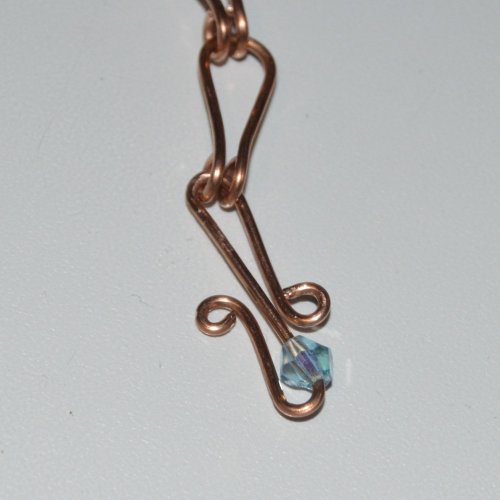 Deborah Kelly's Love Knot Chain Bracelet and Earrings - , Contemporary Wire Jewelry, Making Chain, Chain Making , love knot chain