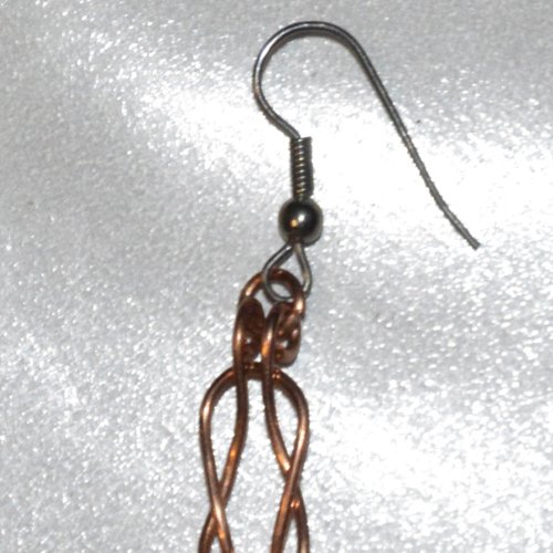 Deborah Kelly's Love Knot Chain Bracelet and Earrings - , Contemporary Wire Jewelry, Making Chain, Chain Making , love knot chain