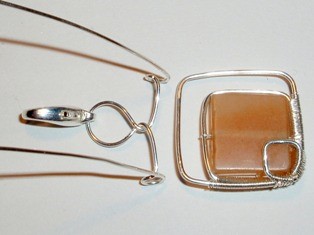 Abby Hook's Squares Bracelet - , Contemporary Wire Jewelry, Wire Wrapping, Wrapping, Wire Wrapping Jewelry, Weaving, Wire Weaving, Weaving Wire, squares bracelet