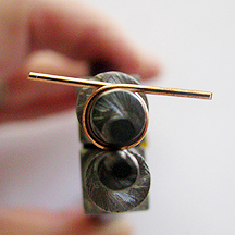 Albina Manning's Cotter Pin Link - , Contemporary Wire Jewelry, Wire Wrapping, Wrapping, Wire Wrapping Jewelry, 