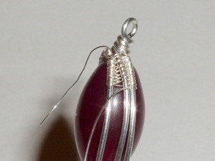 Abby Hook's Fuchsia Bud Earrings - , Wire Weaving, Weaving, Wire Weaving, Weaving Wire, fuchsia bud earrings