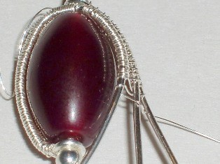 Abby Hook's Fuchsia Bud Earrings - , Wire Weaving, Weaving, Wire Weaving, Weaving Wire, fuchsia bud earrings