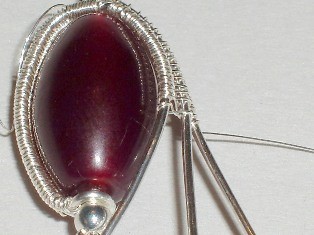 Abby Hook's Fuchsia Bud Earrings - , Wire Weaving, Weaving, Wire Weaving, Weaving Wire, fuchsia bud earrings