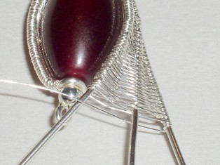 Abby Hook's Fuchsia Bud Earrings - , Wire Weaving, Weaving, Wire Weaving, Weaving Wire, fuchsia bud earrings