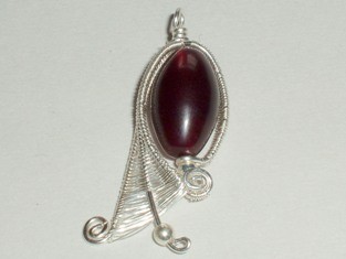 Abby Hook's Fuchsia Bud Earrings - , Wire Weaving, Weaving, Wire Weaving, Weaving Wire, fuchsia bud earrings