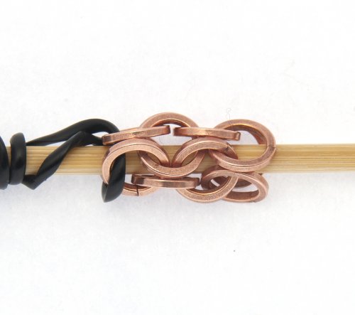 Kylie Jones's Square Wire Rings Round Maille Bracelet - , Chain Maille Jewelry, Making Chain, Chain Making , square wire rings round maille bracelet