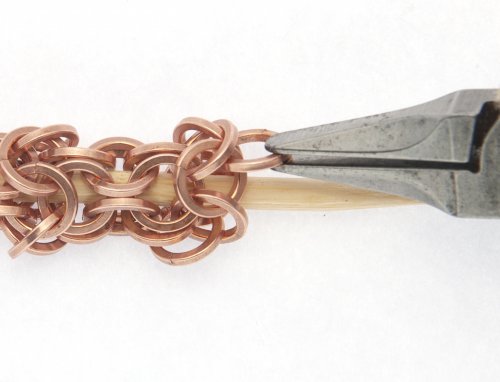 Kylie Jones's Square Wire Rings Round Maille Bracelet - , Chain Maille Jewelry, Making Chain, Chain Making , square wire rings round maille bracelet