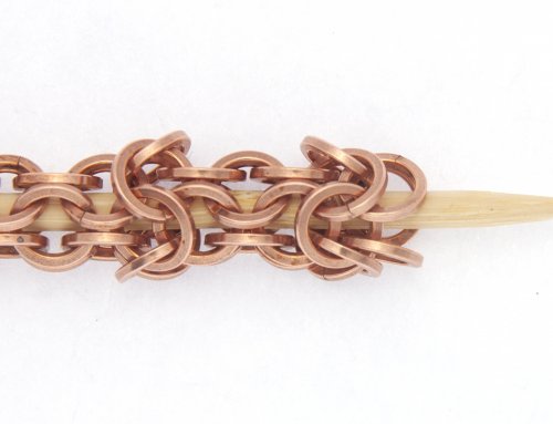 Kylie Jones's Square Wire Rings Round Maille Bracelet - , Chain Maille Jewelry, Making Chain, Chain Making , square wire rings round maille bracelet