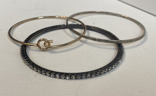 Cathryn Jakicic's Floss Wrapped Bangle Bracelets - , Contemporary Wire Jewelry, , plus you can adjust the widt