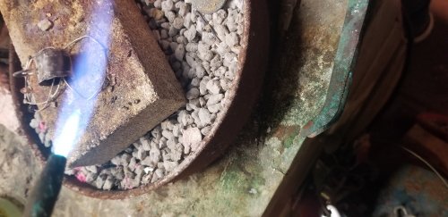 Cheryl Strait's Reticulated Sterling and Wire Earrings - , Metalwork, Findings, Clasps, Components, Butane Torch, Soldering, Solder, Place on soldering block