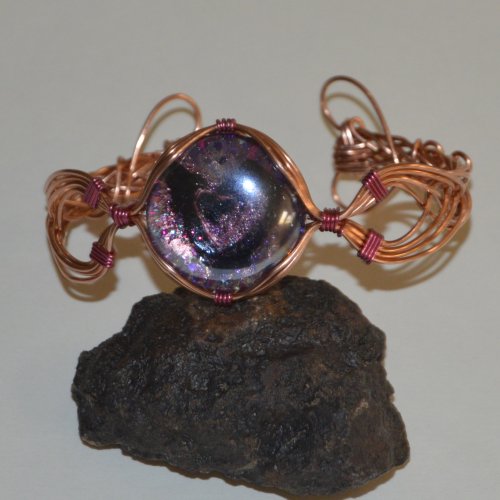 Deborah Kelly's Braided Band Bracelet - , Contemporary Wire Jewelry, Weaving, Wire Weaving, Weaving Wire, braided band bracelet