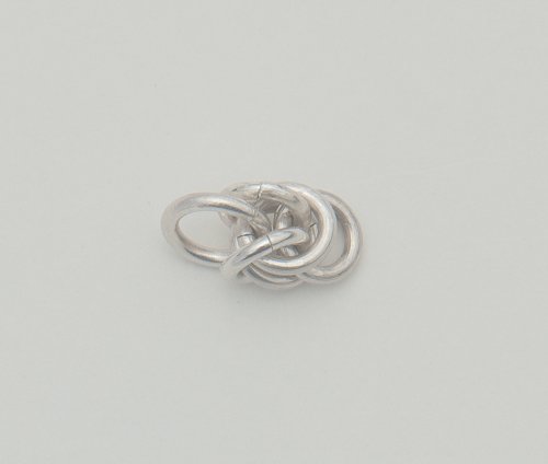 Kylie Jones's Byzantine Chain Maille Pendant - , Chain Maille Jewelry, Making Chain, Chain Making , also making sure the first ring is pushed right over against the other side