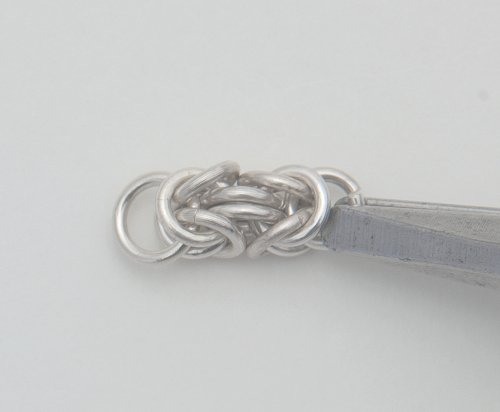 Kylie Jones's Byzantine Chain Maille Pendant - , Chain Maille Jewelry, Making Chain, Chain Making , Take an open ring and part the 2 rings