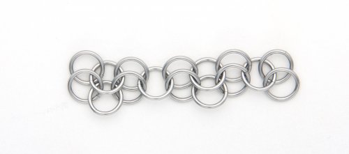 Kylie Jones's Chain Maille Bail for a Stone Donut - , Chain Maille Jewelry, Making Chain, Chain Making ,  the 7th link and close the ring.    