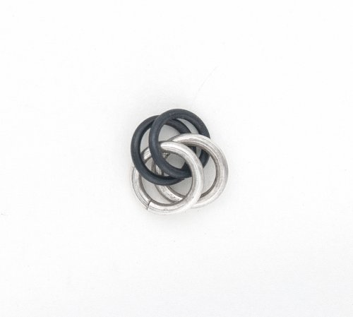 Kylie Jones's Byzantine Chain Maille Swarovski Crystal Earrings - , Chain Maille Jewelry, Making Chain, Chain Making , Add another black ring