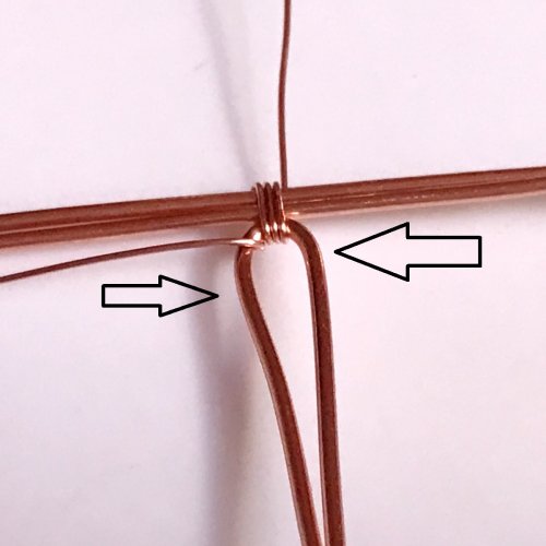 Erika Pal's Flow Pendant - , Contemporary Wire Jewelry, Loops, Wire Loop, Wrapped Wire Loop, Wire Wrapping, Wrapping, Wire Wrapping Jewelry, flow pendant