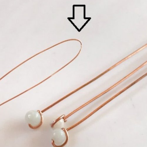 Erika Pal's Boho Beaded Ring - , Contemporary Wire Jewelry, Weaving, Wire Weaving, Weaving Wire, Bend it in half, as shown on this picture.